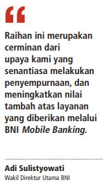 Mei, Transaksi BNI Mobile Banking Meningkat 33%